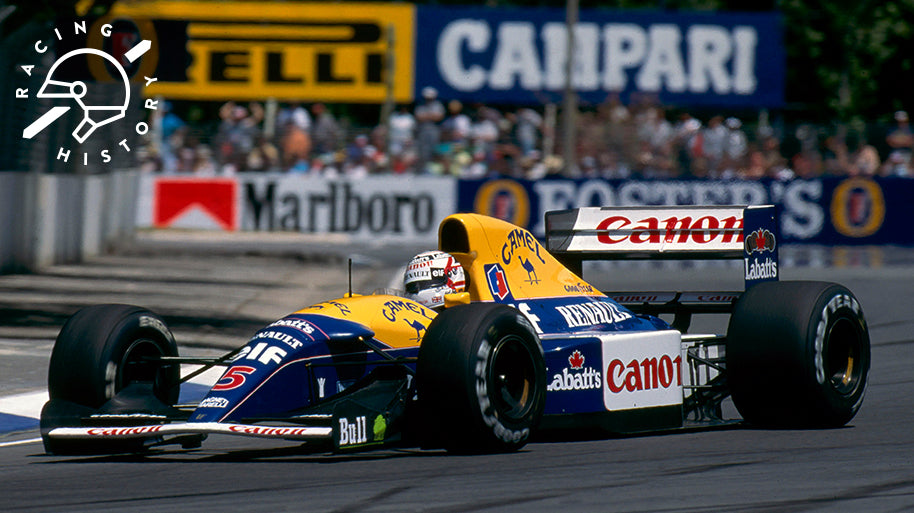 SEBASTIAN VETTEL ADDS EX-MANSELL FW14B TO HIS SHOPPING CART