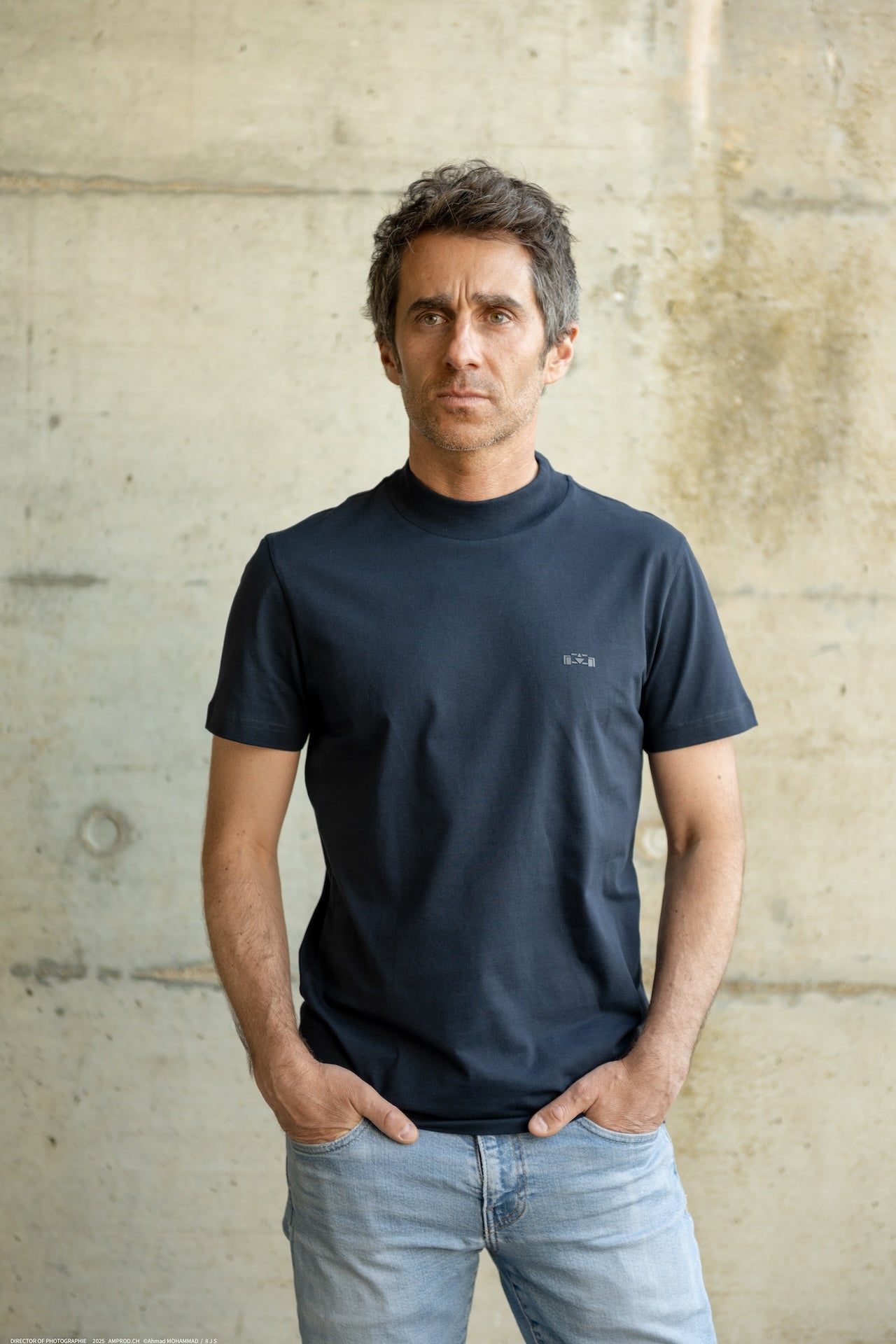 Mock Neck T-shirt - 8JS