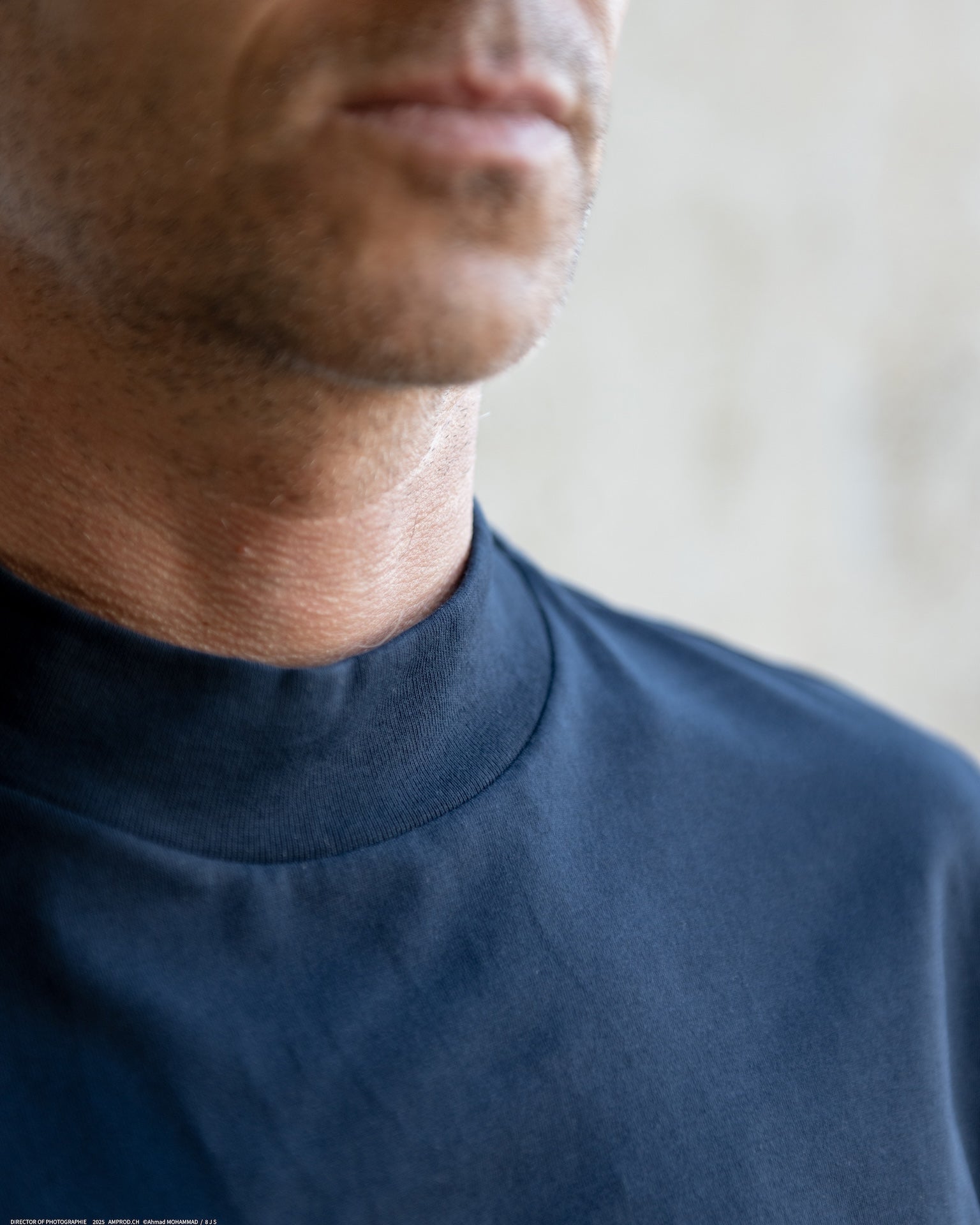 Mock Neck T-shirt - 8JS