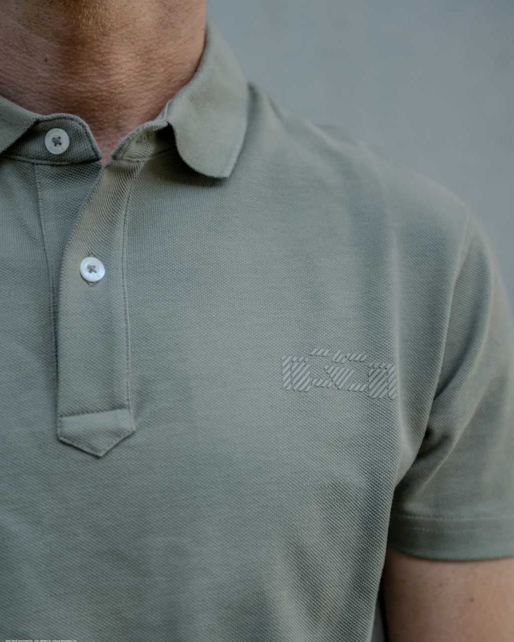 8JS Racecar Khaki Polo Shirt - 8JS