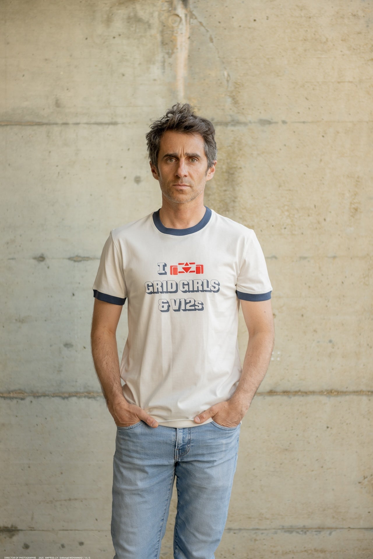 Vintage Motorsport-Inspired T-Shirt - 8JS