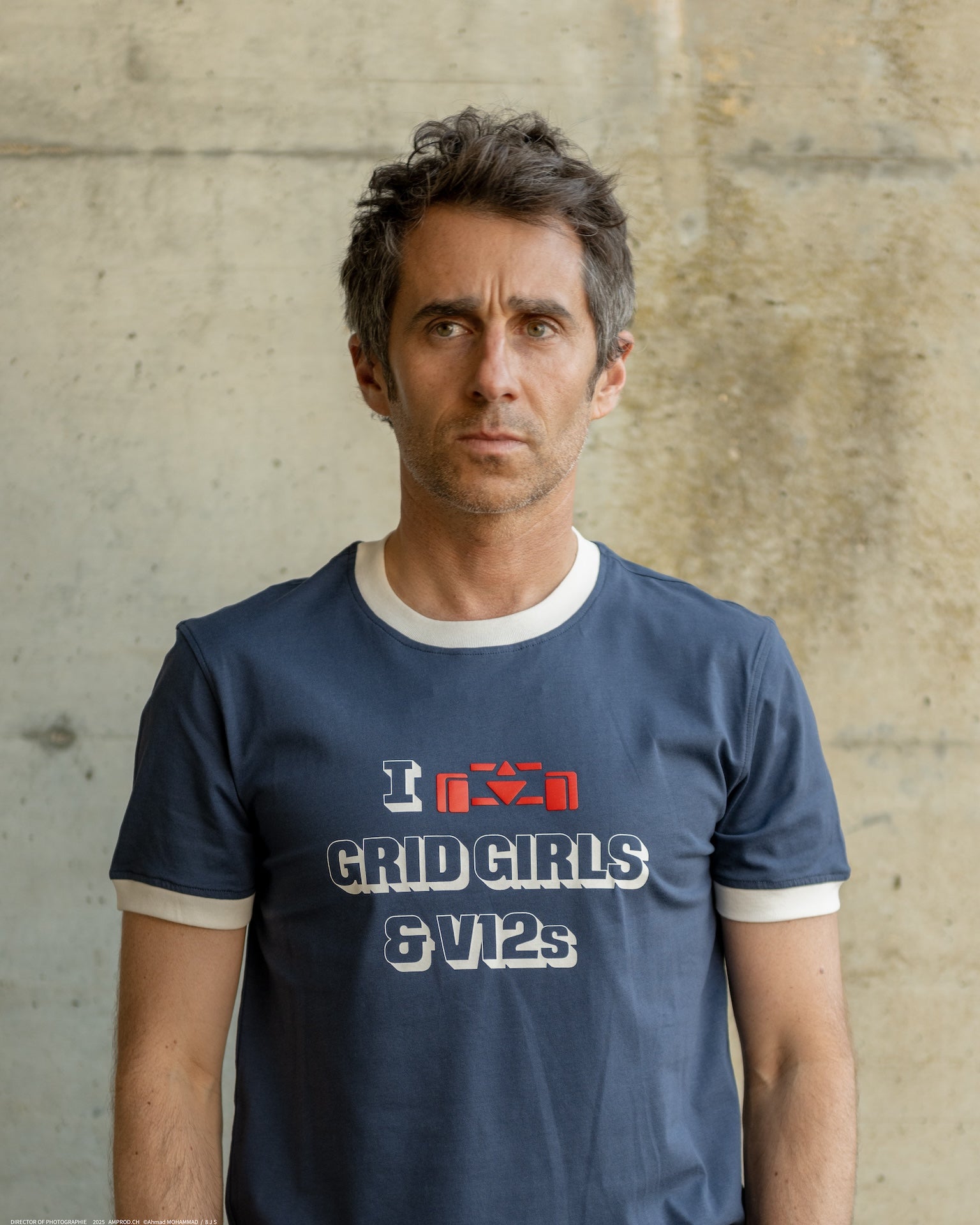 Vintage Motorsport-Inspired T-Shirt - 8JS