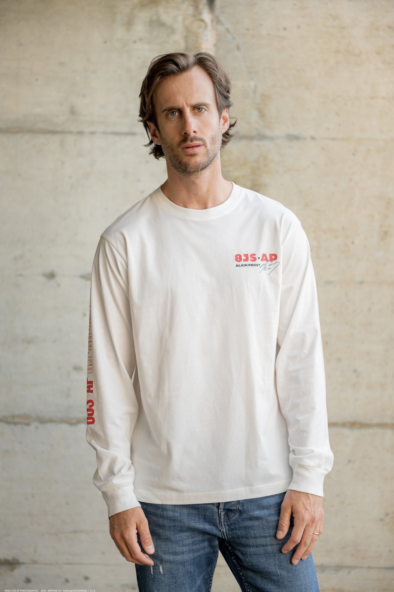 Long Sleeve T-Shirt – Vintage F1 Tribute to Alain Prost - 8JS