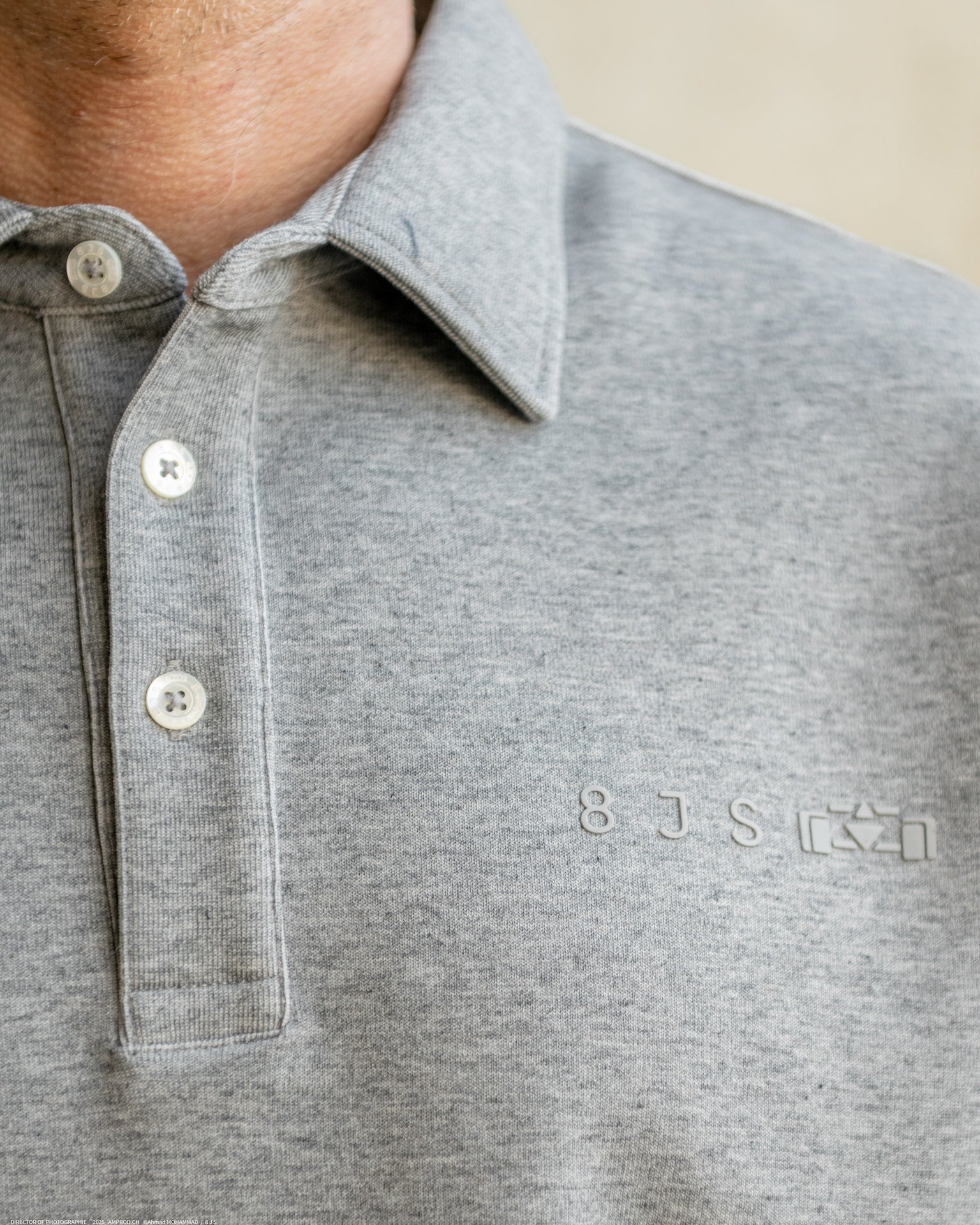 Rugby-Inspired Polo Sweatshirt - 8JS