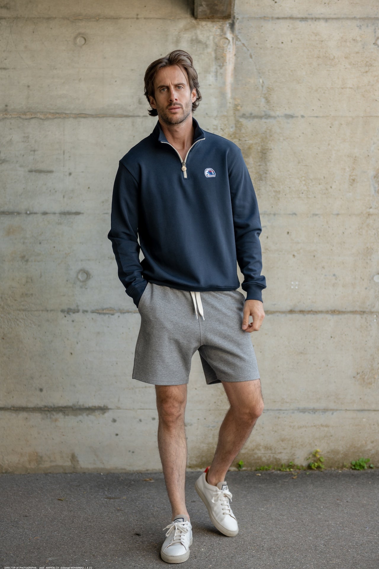 Racing Half-Zip Sweatshirt - 8JS