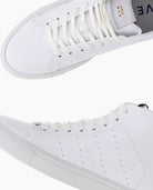 Leather high-top Racing Sneakers - 8JS