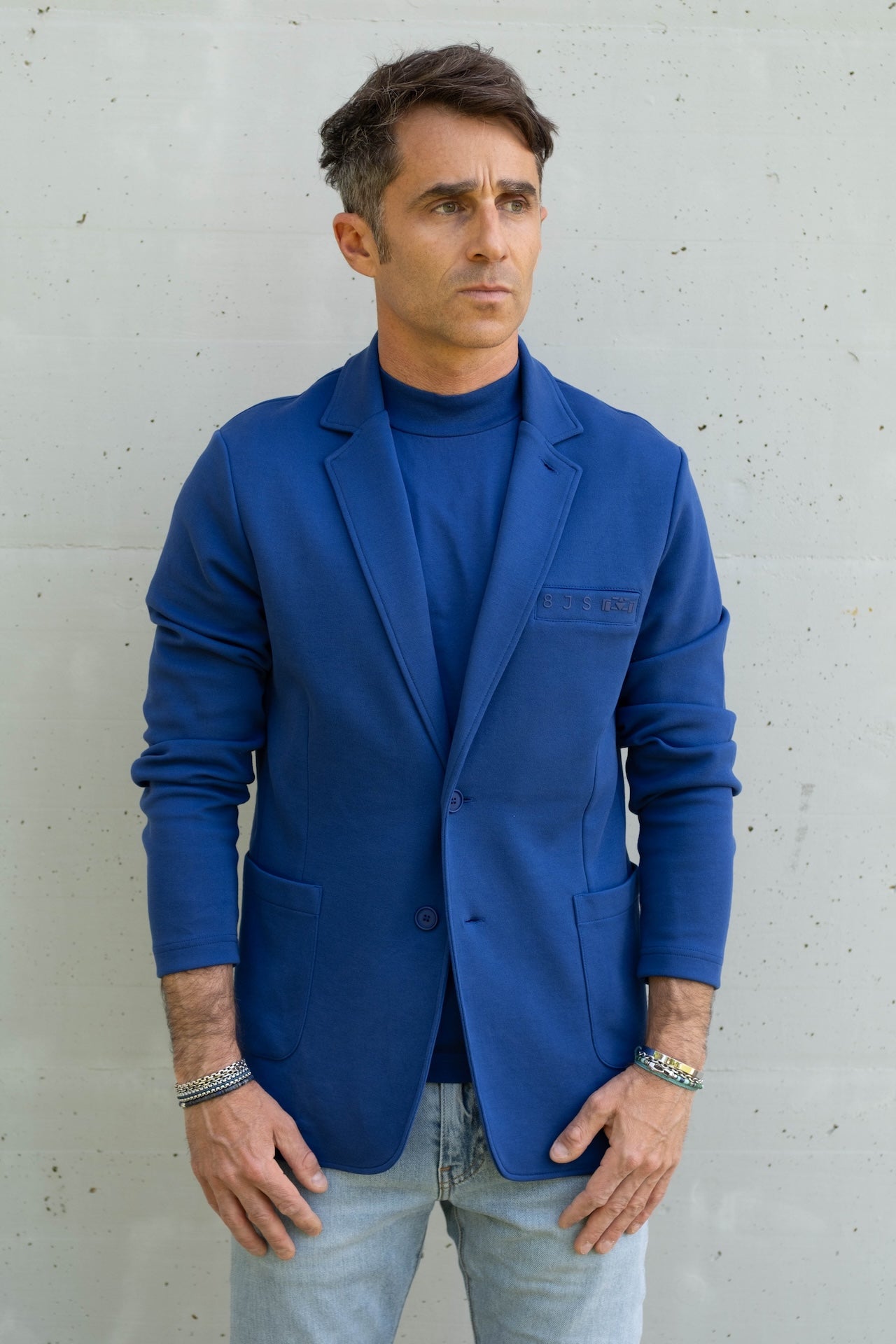 Jackie Premium Interlock Blazer - 8JS