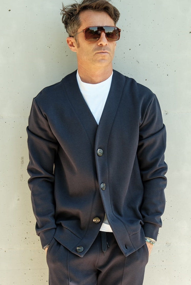 8JS Premium Interlock Cardigan - 8JS