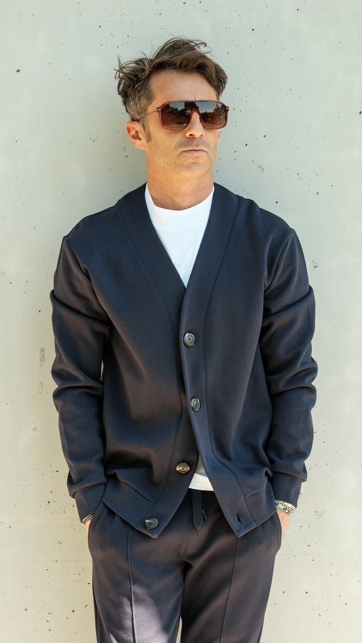 8JS Premium Interlock Cardigan - 8JS