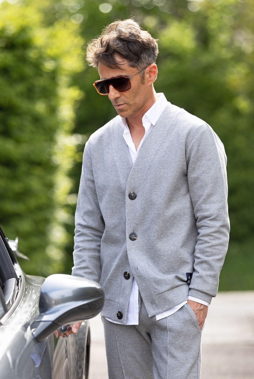 8JS Premium Interlock Cardigan - 8JS