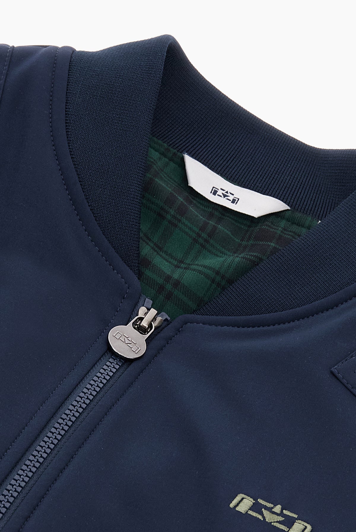 Insulated Tartan Patchwork Bomber - 8JS