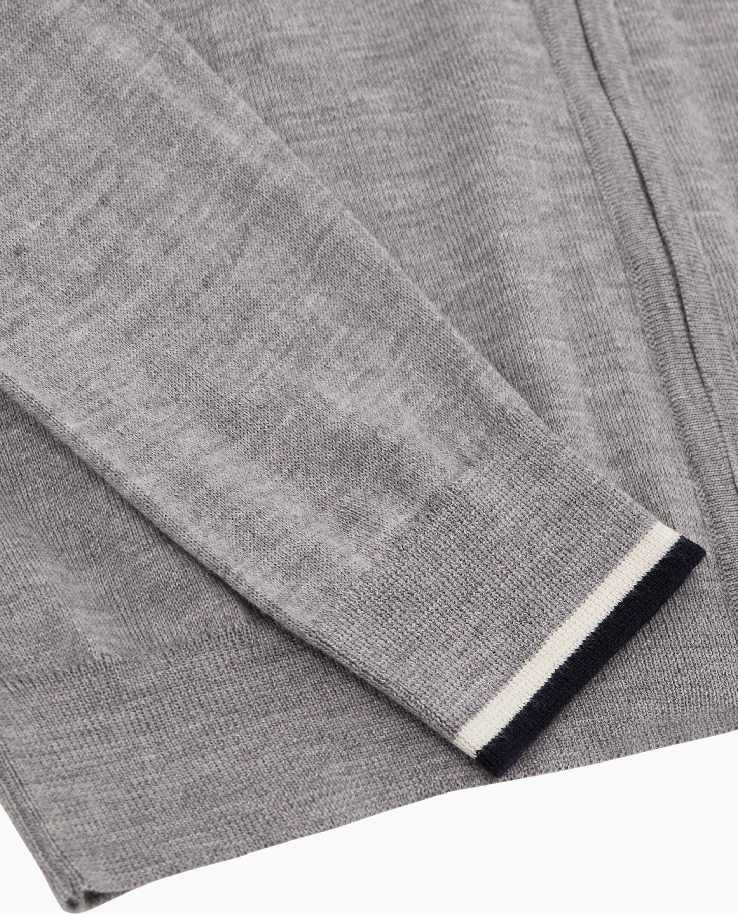 8JS Basic Merino Zip up Knit - 8JS