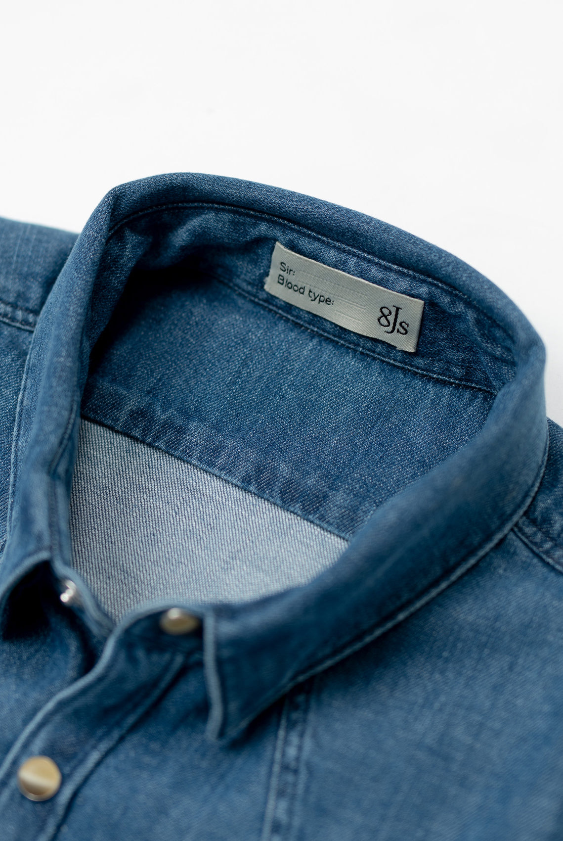Dark Wash Denim Shirt - 8JS