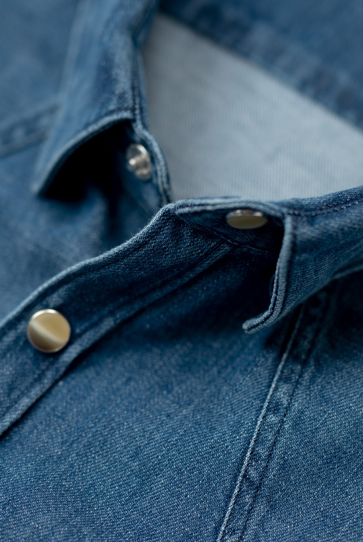 Dark Wash Denim Shirt - 8JS