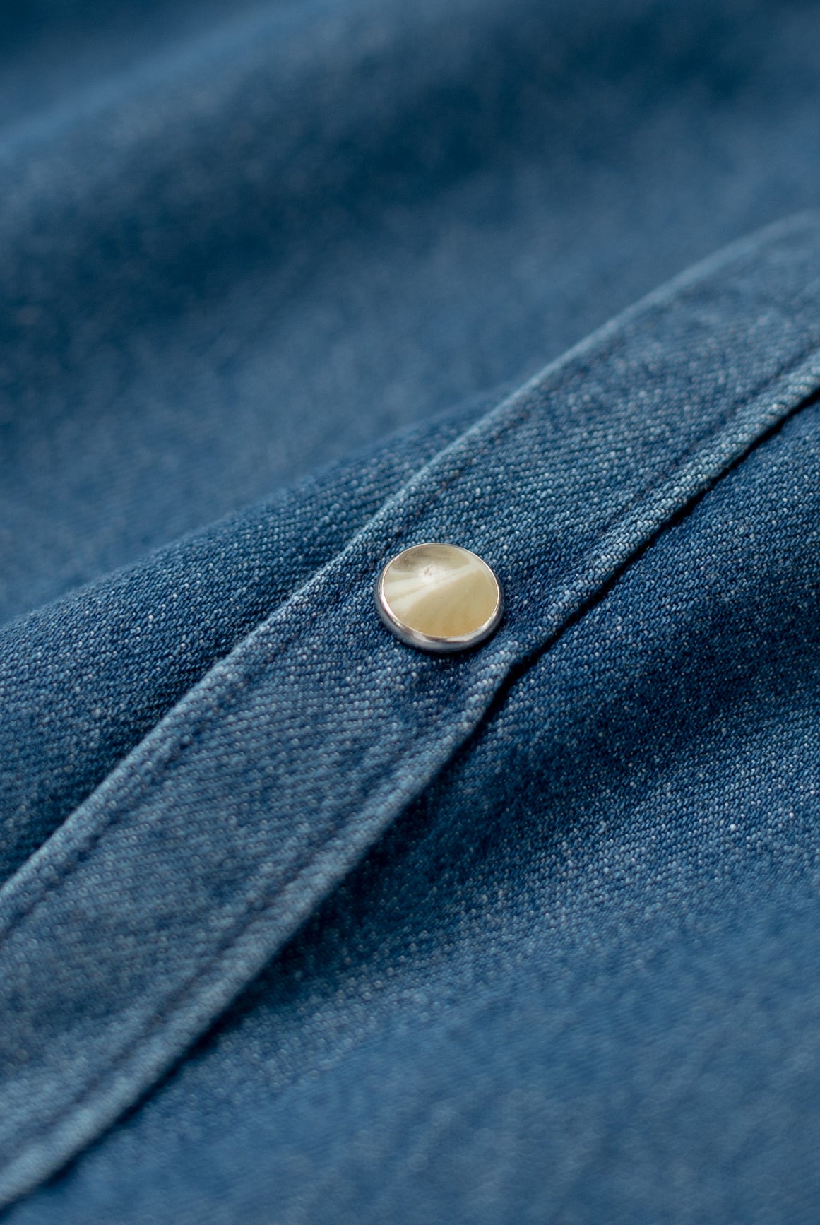 Dark Wash Denim Shirt - 8JS