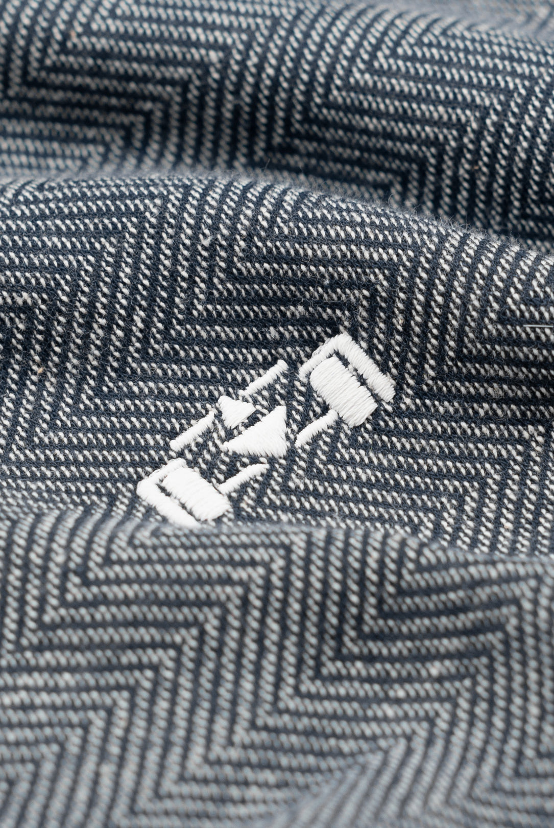 Herringbone Racecar Zip Polo - 8JS