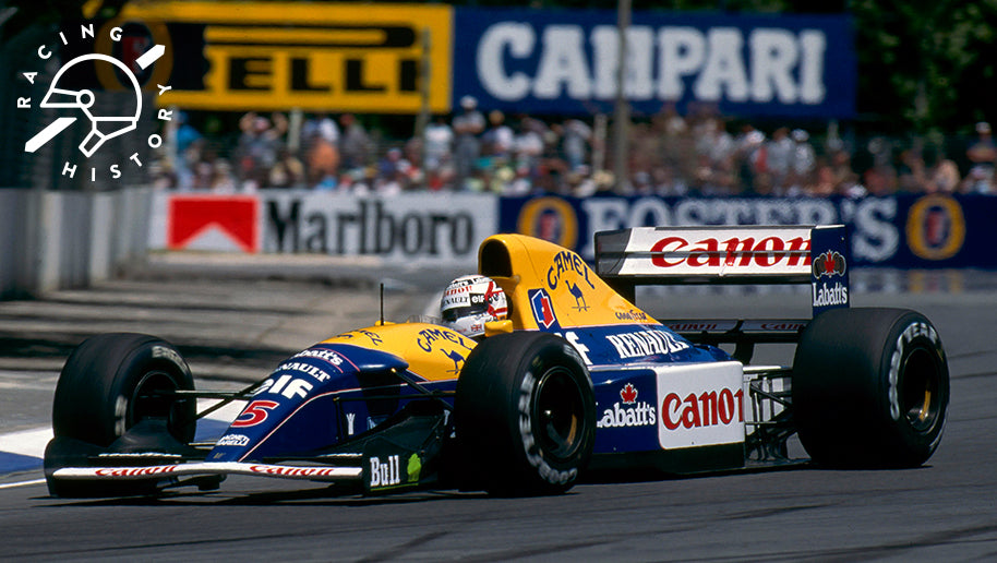 SEBASTIAN VETTEL ADDS EX-MANSELL FW14B TO HIS SHOPPING CART