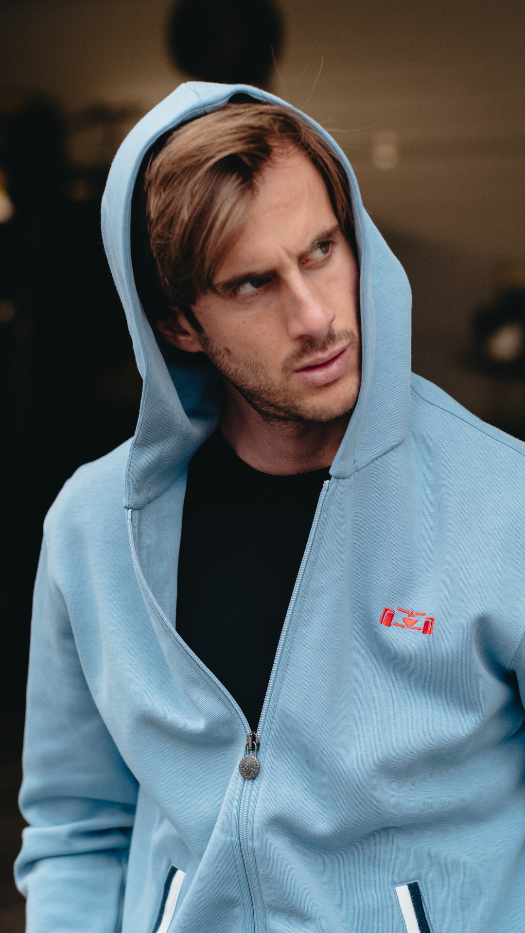 Fleece Racecar Hoodie - 8JS