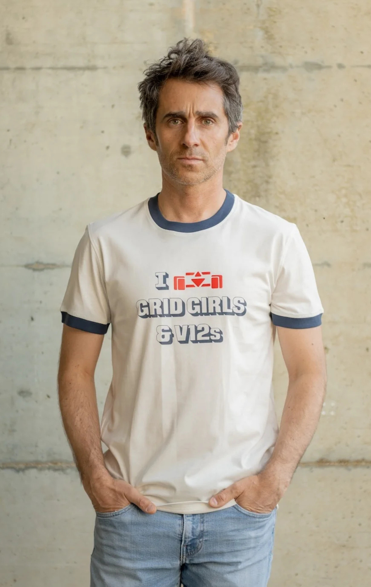 Vintage Motorsport-Inspired T-Shirt - 8JS