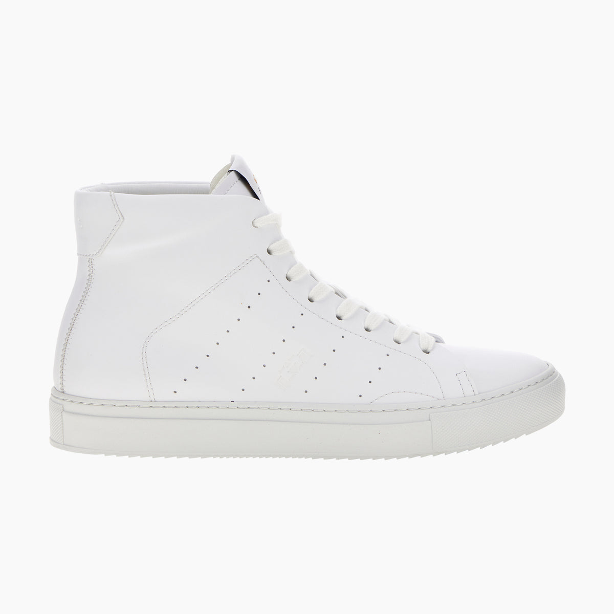 Leather high-top Racing Sneakers – 8JS