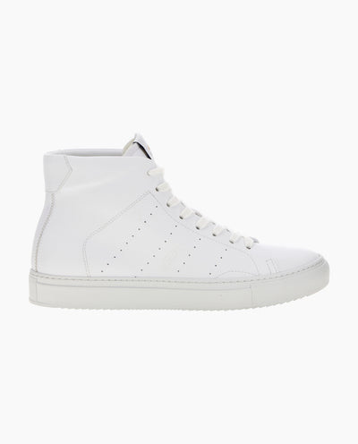 Leather high-top Racing Sneakers