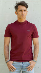 Mock Neck T-shirt - 8JS