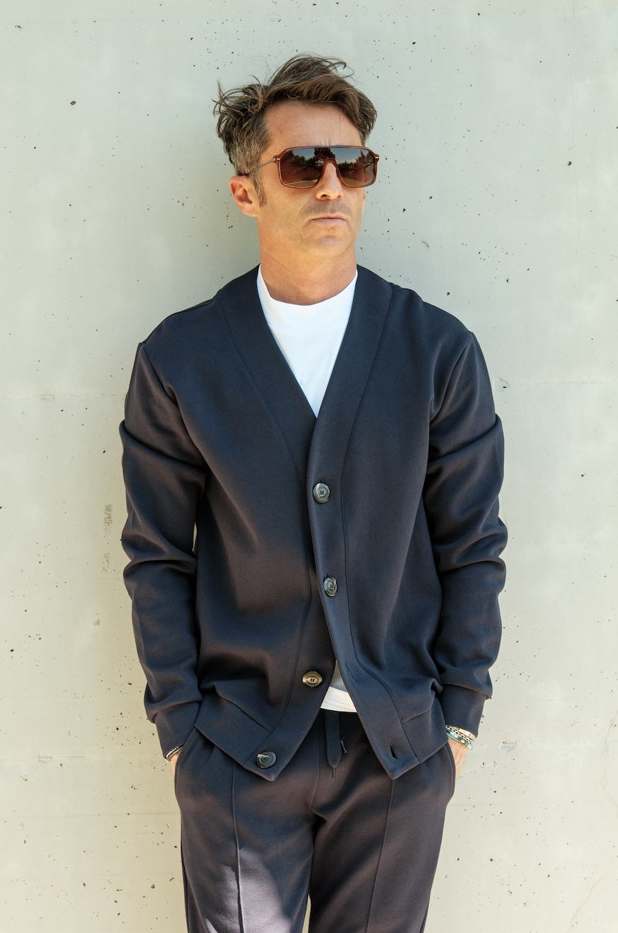 8JS Premium Interlock Cardigan - 8JS