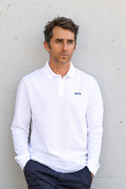 Basic Long-sleeve Racecar Polo - 8JS