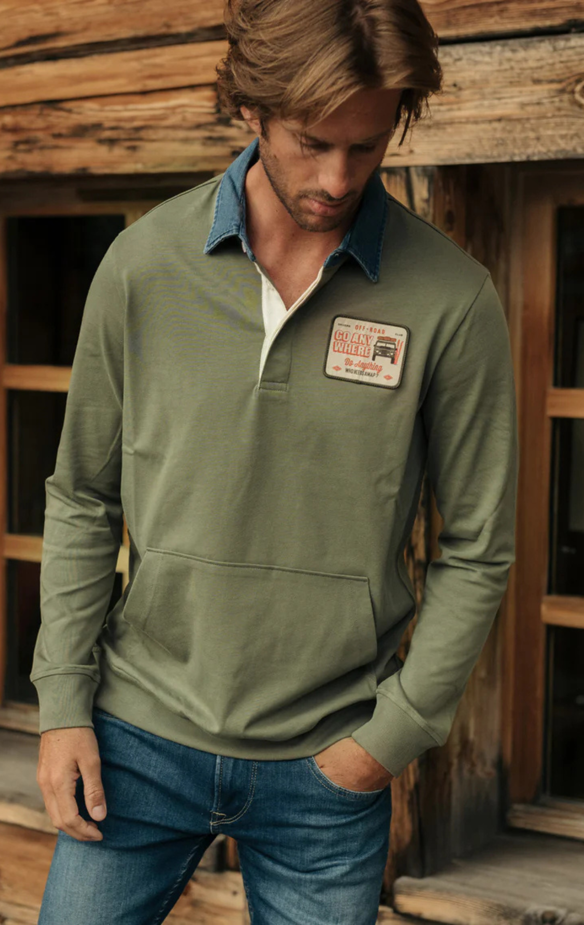 Go Anywhere Patch Polo - 8JS