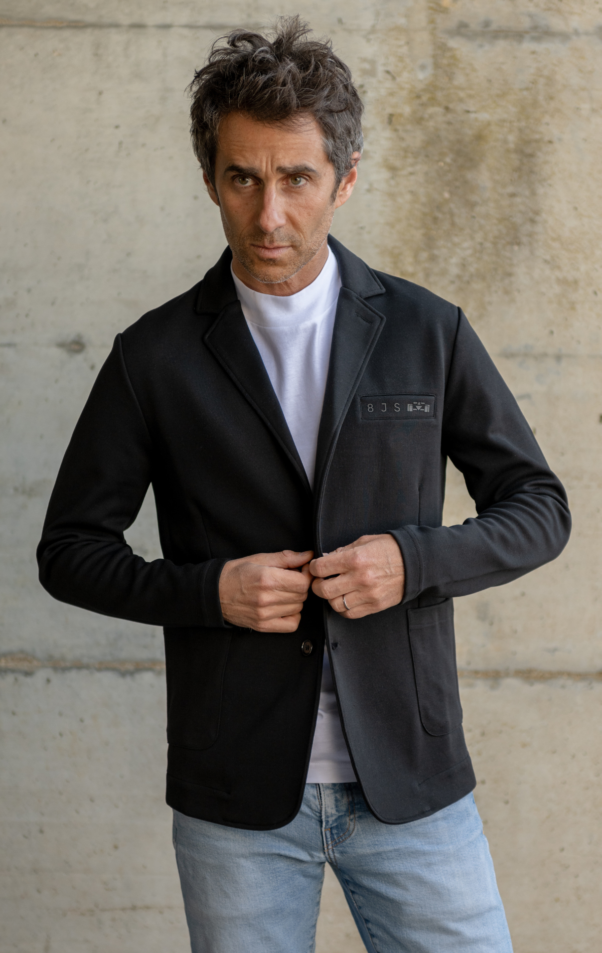 Basic Black Jackie Premium Jersey Blazer - 8JS
