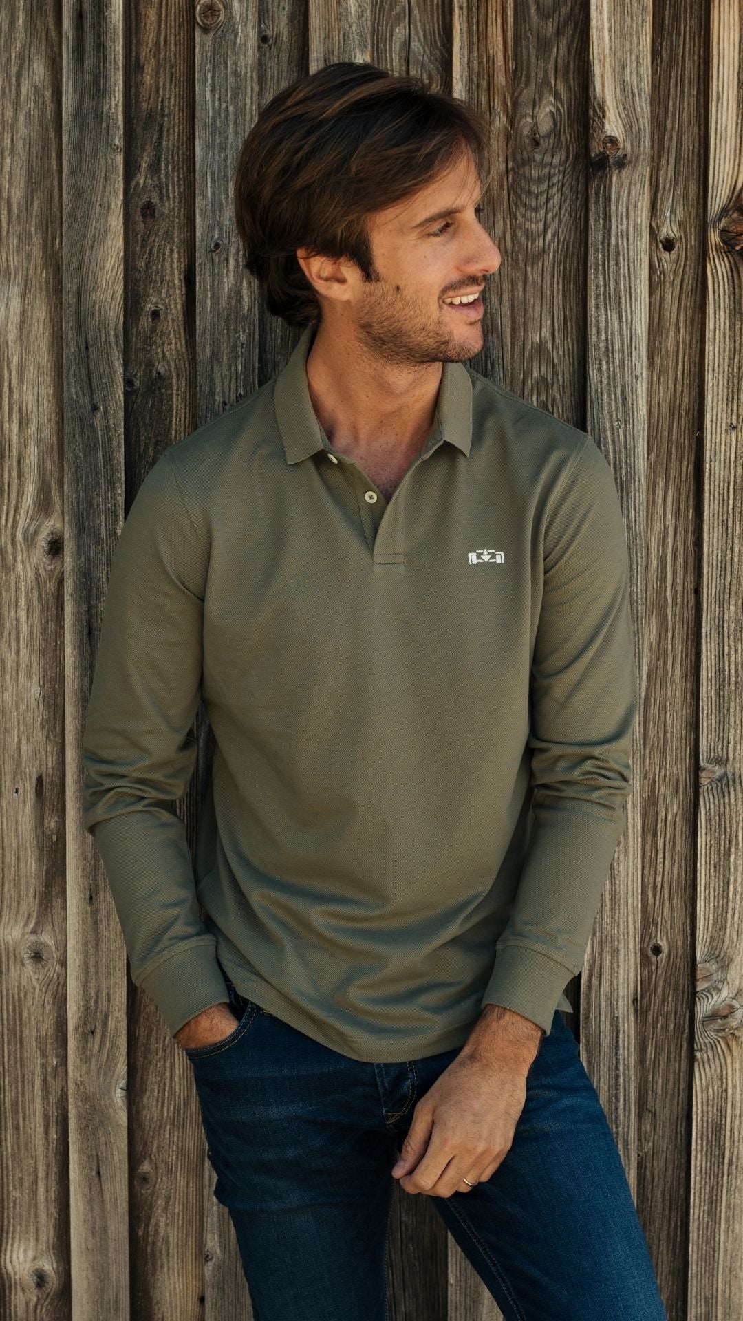 Long-sleeve Racecar Polo - 8JS