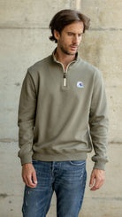 Racing Half-Zip Sweatshirt - 8JS