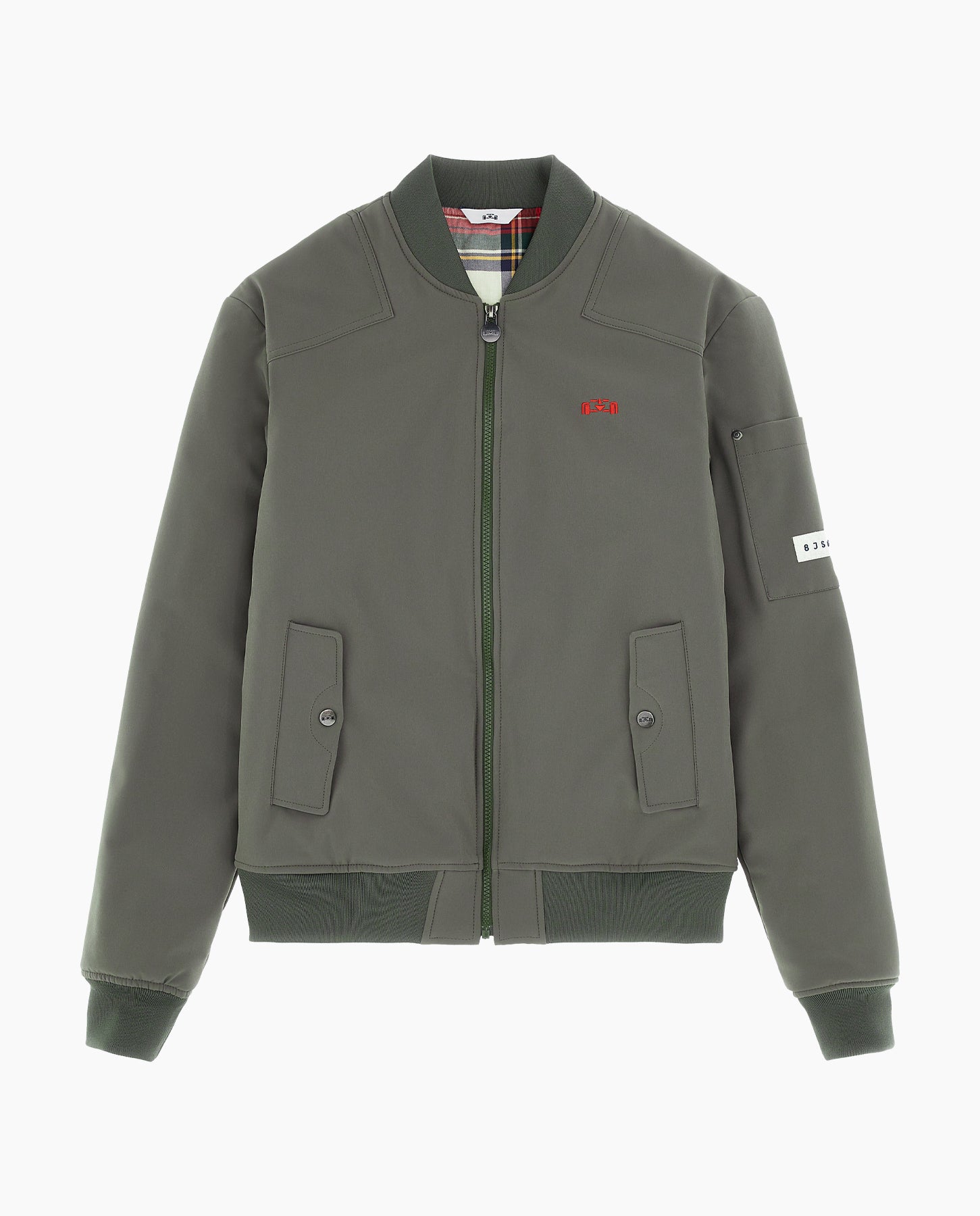 John Insulated Tartan Patchwork Bomber - 8JS