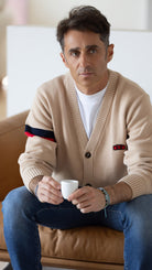 V-neck Knitting Cardigan - 8JS
