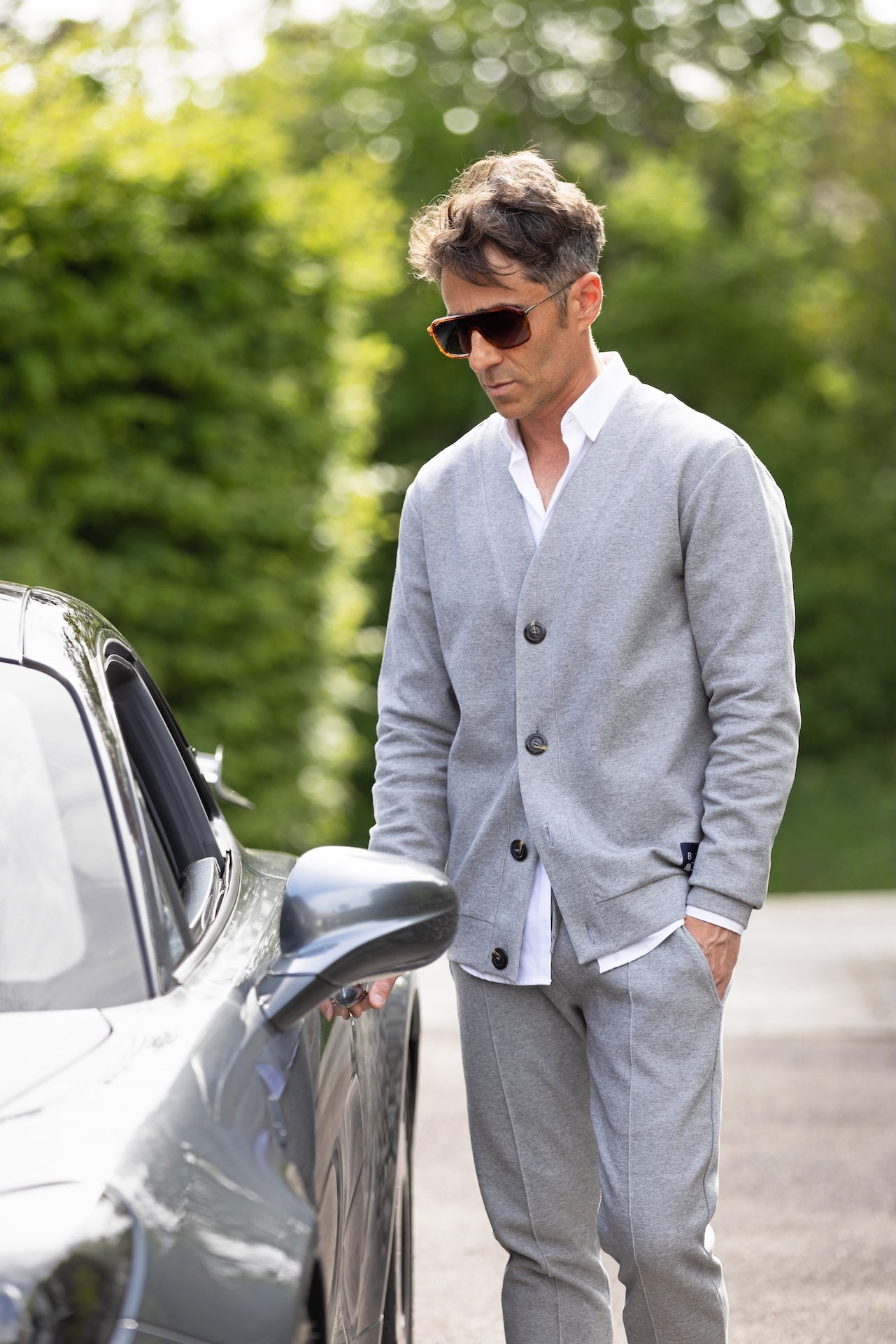 8JS Premium Interlock Cardigan - 8JS