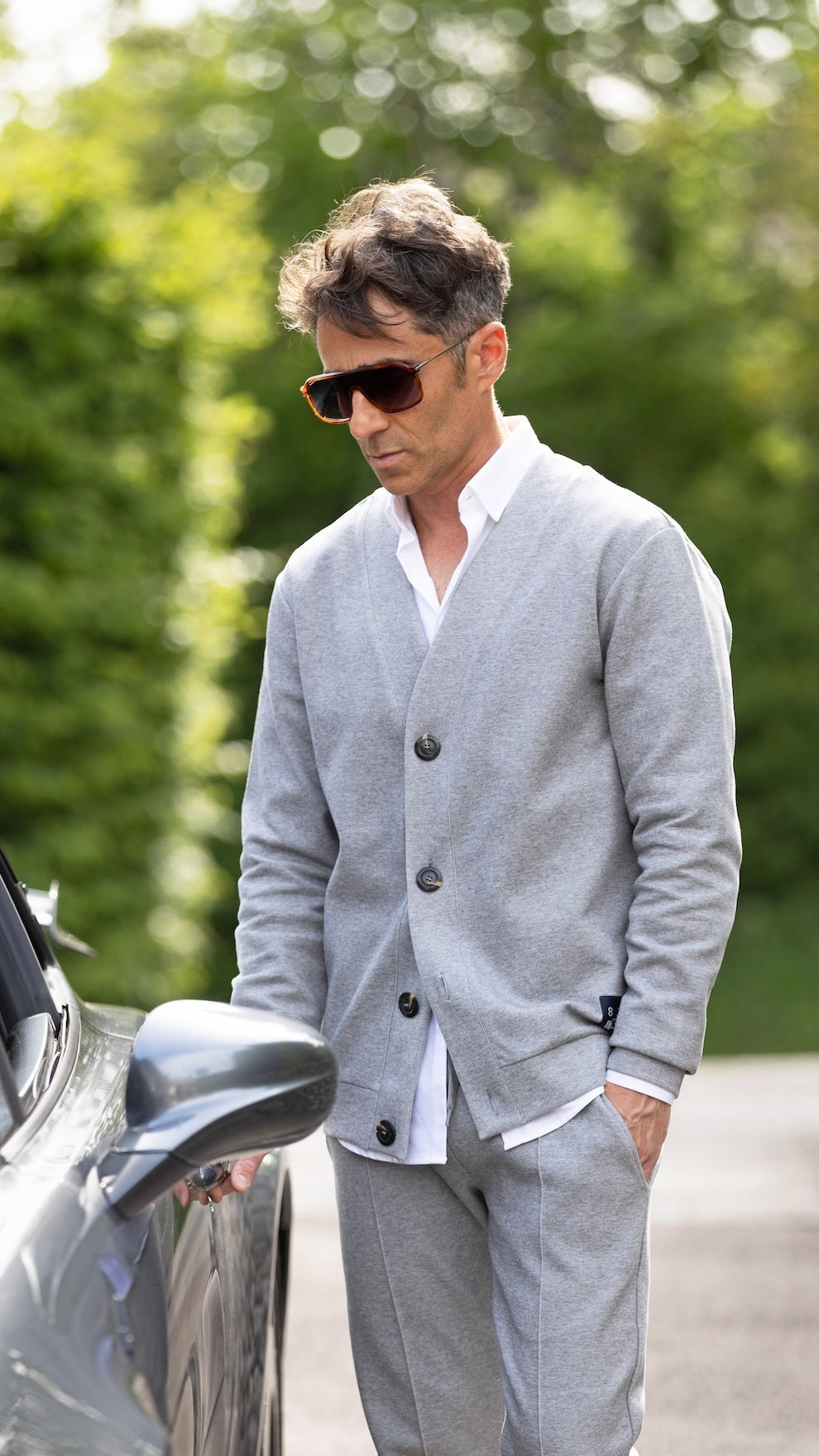8JS Premium Interlock Cardigan - 8JS