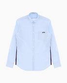 Light Blue Oxford Racing Stripes Tape Shirt - 8JS