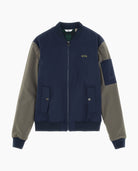 Insulated Tartan Patchwork Bomber - 8JS