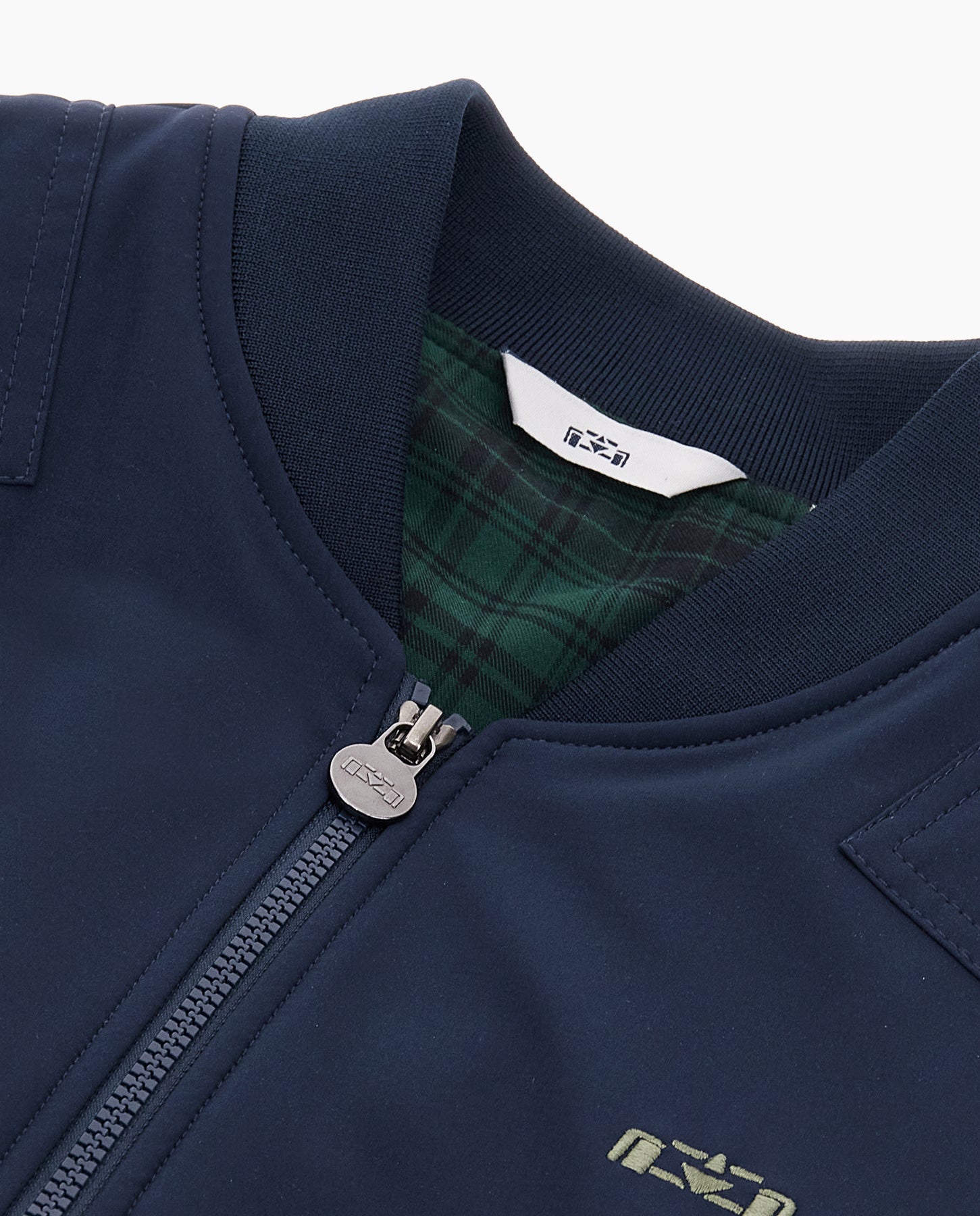 Insulated Tartan Patchwork Bomber - 8JS
