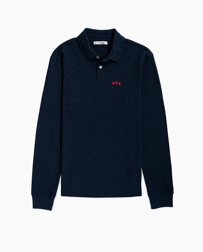 Long-sleeve Racecar Polo - 8JS