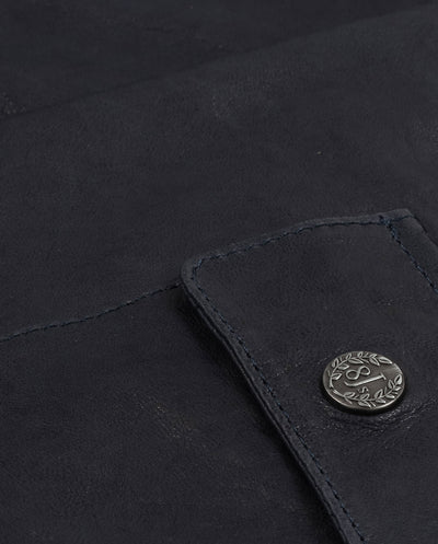 JAMES-0004 LEATHER DARK BLUE - 8JS