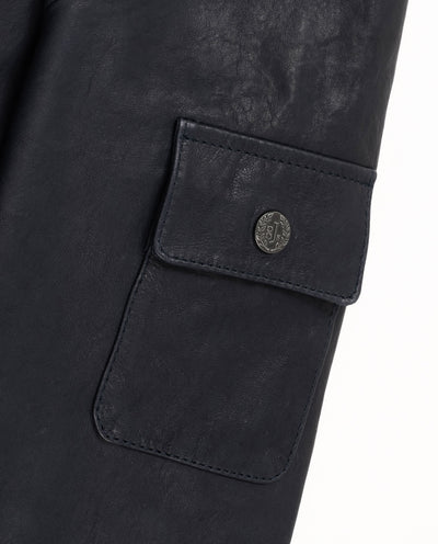 JAMES-0004 LEATHER DARK BLUE - 8JS