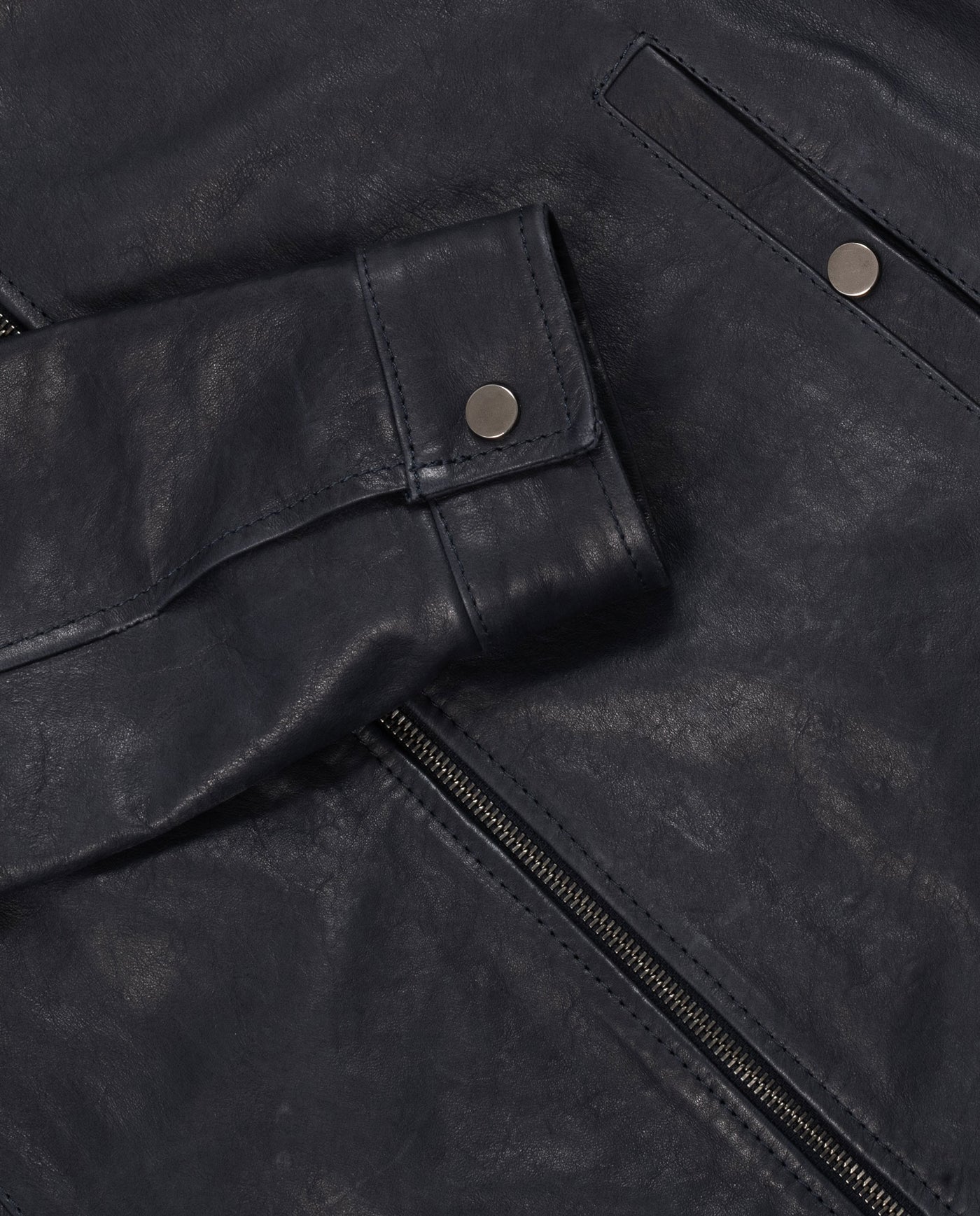JAMES-0004 LEATHER DARK BLUE - 8JS