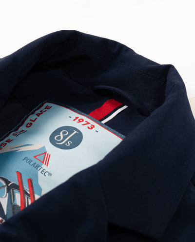 JACKIE05. NAVY INSULATED BLAZER - 8JS