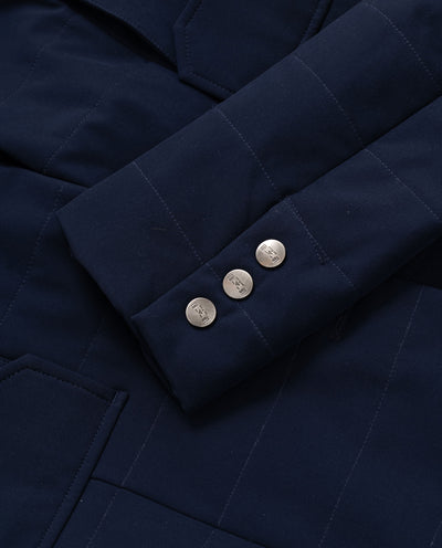 JACKIE05. NAVY INSULATED BLAZER - 8JS