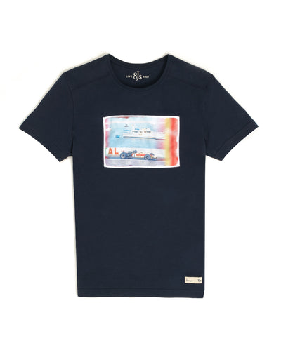 TS87. SLATE BLUE T-SHIRT MONACO - 8JS