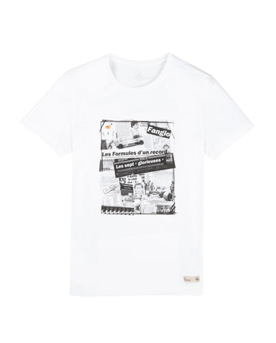 TS85. WHITE T-SHIRT STRIPS - 8JS