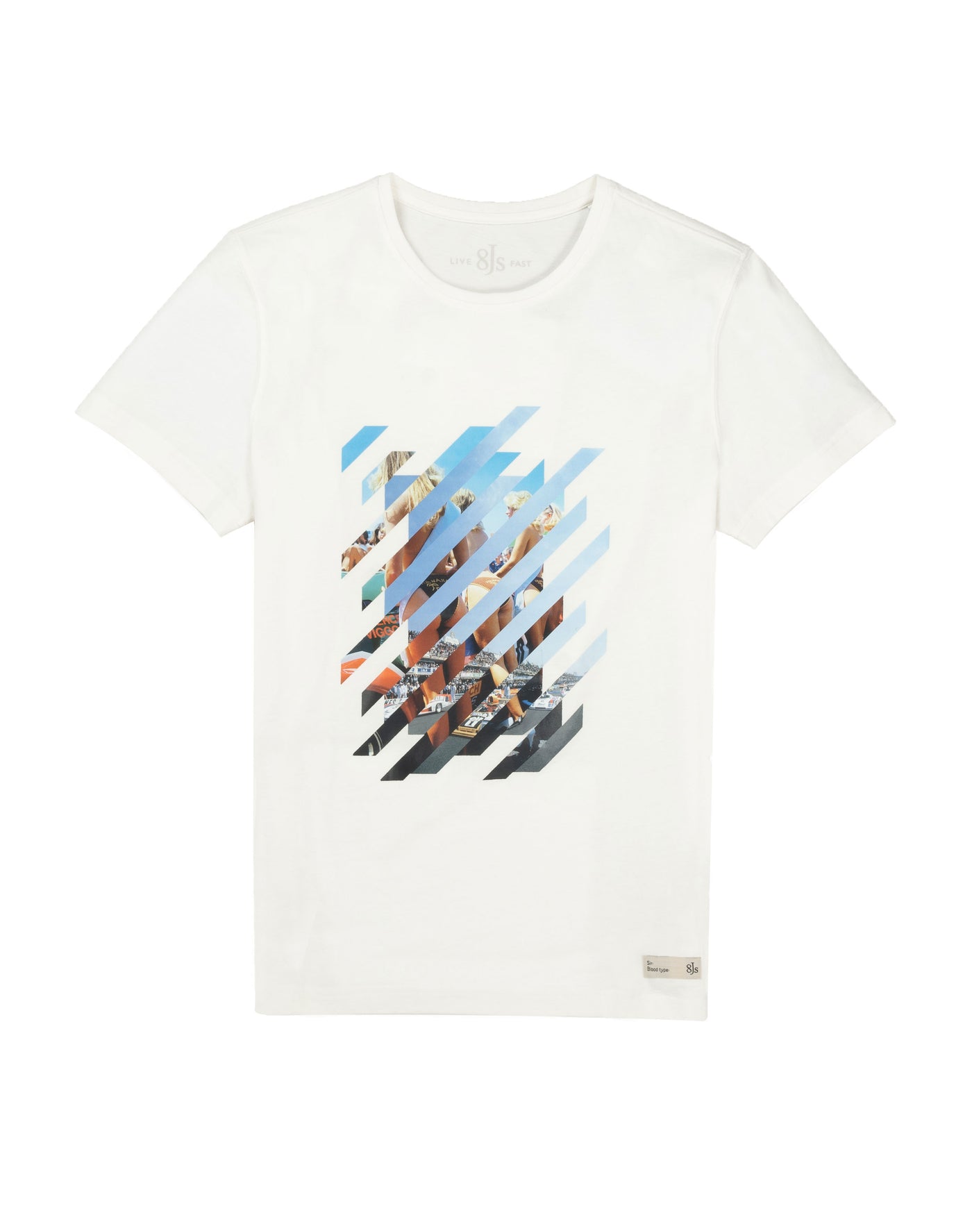 TS86. OFF-WHITE T-SHIRT DIVIDED - 8JS