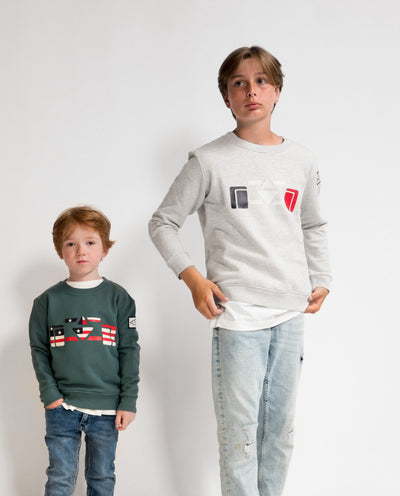 Racecar Flag Kids Sweater - 8JS