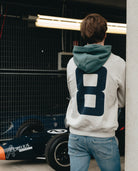 Embroidered Racecar Hoodie - 8JS